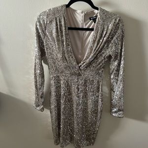 NWT - Express - Sequins Dress - Size XS